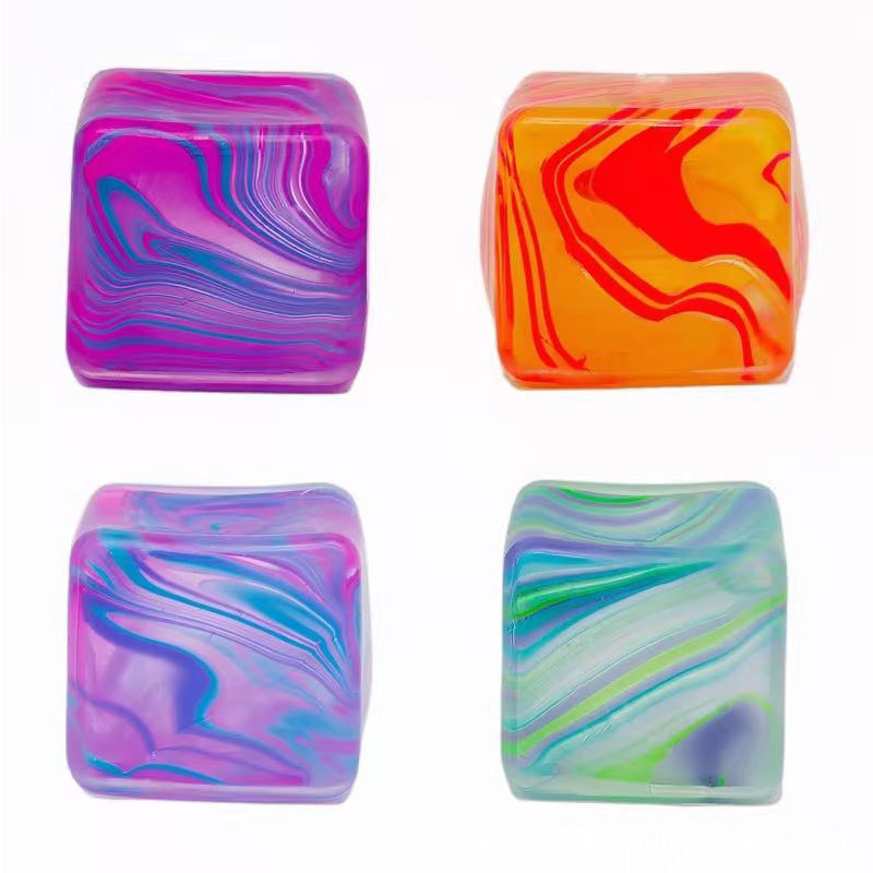 Marbled Ice Cube Squishy product view